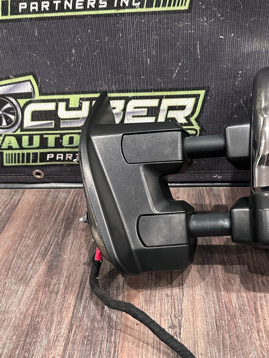 2017 NISSAN TITAN XD RESERVE LEFT CHROME MIRROR W CAMERA OEM 96302 EZ92A