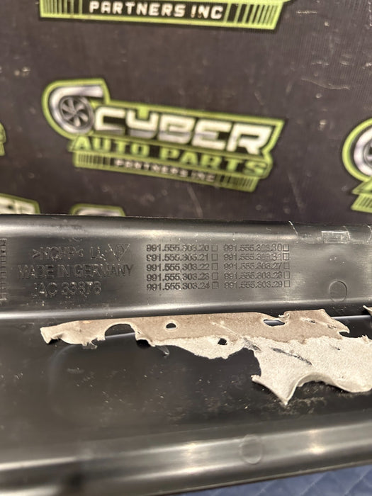 2014 PORSCHE 911 TURBO S FRONT LEFT KICK PLATE OEM *BENT #6*