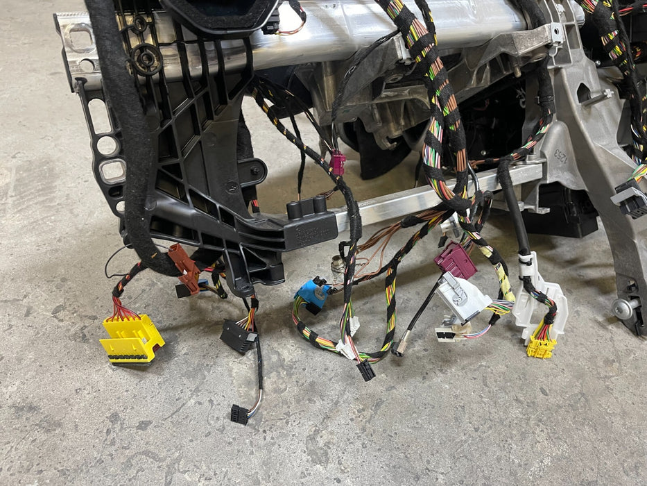 2017 MERCEDES-BENZ C63 AMG C205 COUPE DASHBOARD FRAME W/ WIRING HARNESSES OEM