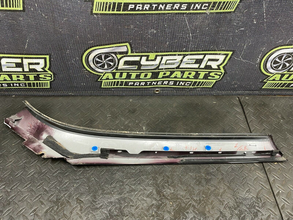 2014 NISSAN 370Z CONVERTIBLE PASSENGER EXTERIOR A PILLAR TRIM PURPLE *NAG* OEM