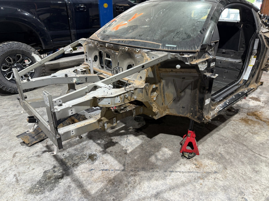 2014 AUDI R8 V10 PLUS SHELL CHASSIS FRAME ASSEMBLY SKELETON ROOF GLASS OEM
