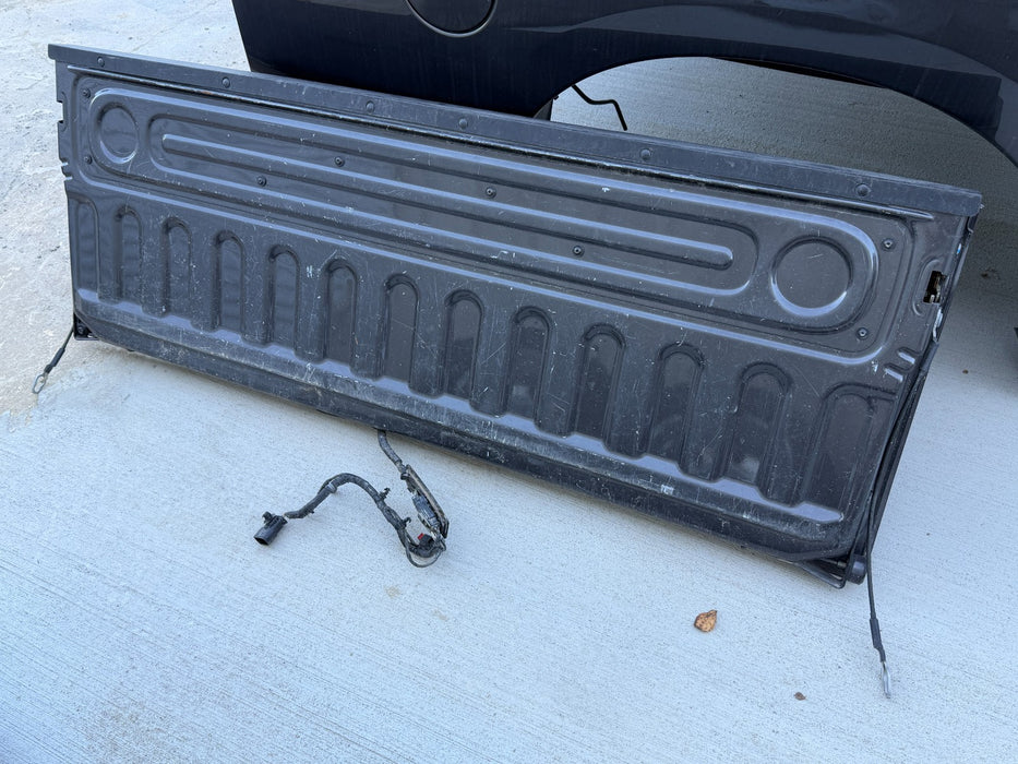 2019-2024 RAM 2500 3500 LARAMIE TAILGATE COMPLETE W/ CAMERA GREY OEM