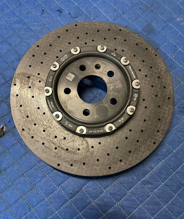 2017 2018 2020 2021 2022 2023 AUDI R8 PLUS FRONT LEFT CARBON CERAMIC ROTOR OEM