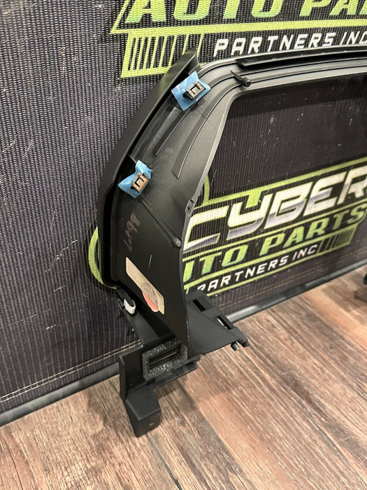 2017-19 FORD F250 F350 F450 LIMITED SMOKE SATIN GAUGE CLUSTER SURROUND TRIM OEM