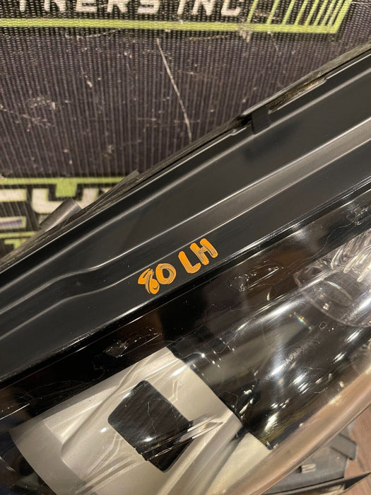 2018 NISSAN 370Z NISMO FRONT LEFT BLACK HOUSING HEADLIGHT OEM SLIGHT SUN DAMAGE