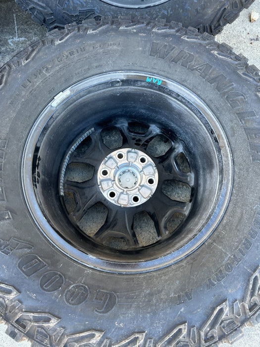 DODGE RAM GOODYEAR WRANGLER WHEELS TIRES RIMS 325/65 R18