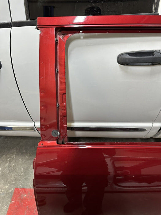 2017-2022 FORD F250 F350 REAR LEFT DRIVE DOOR TWO-TONE RUBY RED, CARIBOU (RR,H5)