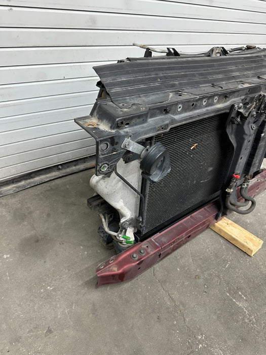 2016 NISSAN TITAN XD DIESEL COOLING RADIATOR SUPPORT ASSEMBLY COMPLETE OEM