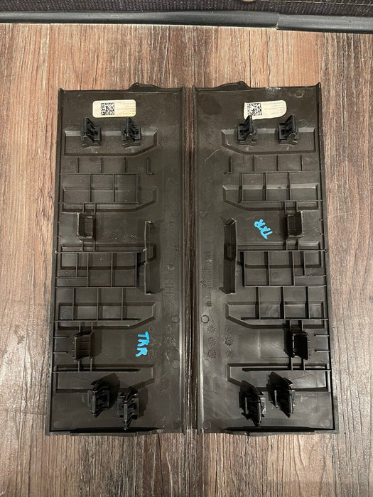 2017-2019 FORD F250 F350 KING RANCH REAR LEFT RIGHT KICK PLATES OEM MINOR SCUFFS