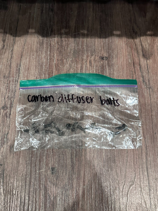 17-18 AUDI R8 CARBON FIBER REAR BUMPER DIFFUSER OEM *DAMAGE/READ* 4S0 807 521 D