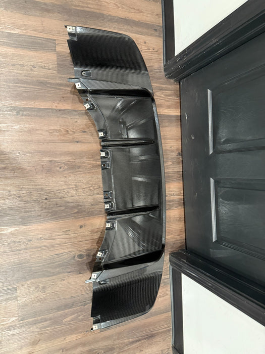 2017 2018 AUDI R8 CARBON FIBER REAR DIFFUSER OEM GENUINE 4S0807521D