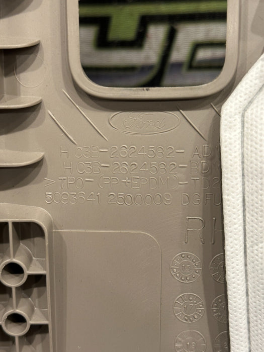 2017 2019 FORD F250 F350 LIMITED LEFT RIGHT UPPER B PILLAR TRIMS OEM ~SCRATCHES~