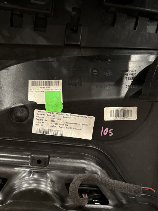 2021 AUDI R8 DASH DASHBOARD PANEL W BAG OEM *HEAT FLAWS 9-11, & 14/READ*