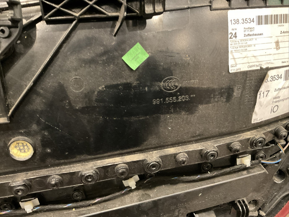 2017 PORCHE 781 FRONT LEFT DRIVER DOOR PANEL OEM~MINOR SCRATCHES/WEARS/TEARS~
