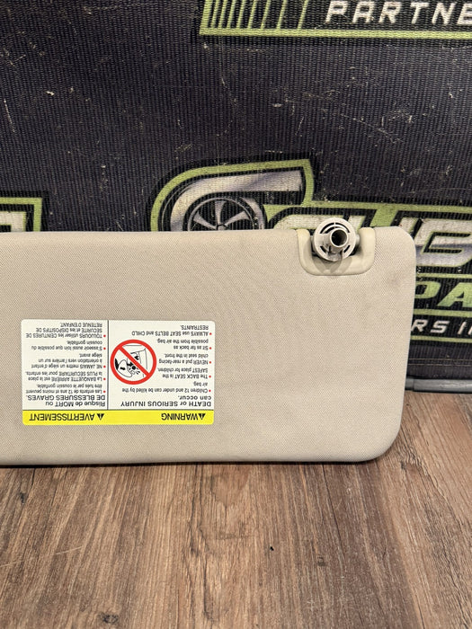 2017 NISSAN TITAN XD RESERVE FRONT LEFT RIGHT SUN VISORS OEM