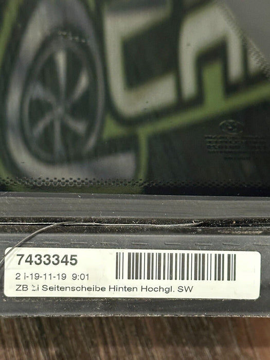 2015-2020 BMW 4 SERIES M4 F82 REAR DRIVER LEFT QUARTER PANEL GLASS WINDOW OEM