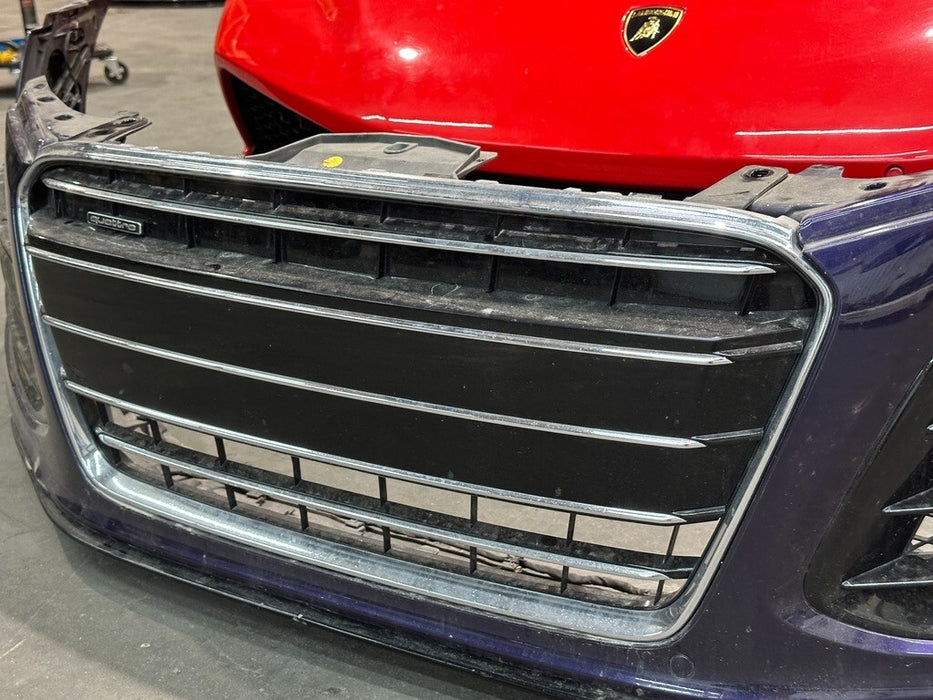2014 2015 AUDI R8 FRONT BUMPER COMPLETE ASSEMBLY OEM GENUINE PURPLE
