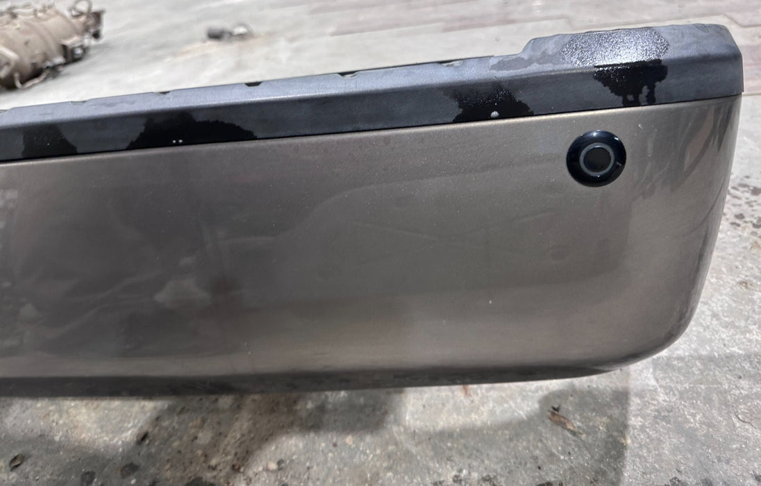 2017 NISSAN TITAN XD REAR BUMPER W SENSOR HARNESS & TOW HITCH OEM