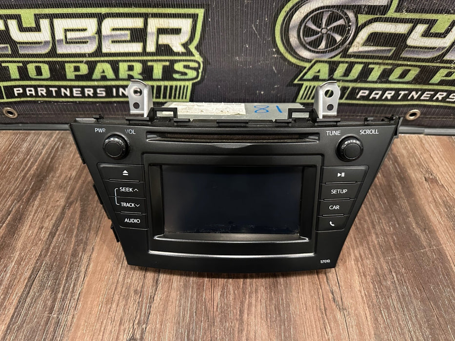 2014 TOYOTA PRIUS V NAVI SCREEN & RADIO HEAD UNIT ASSEMBLY OEM 86140-47010 *READ