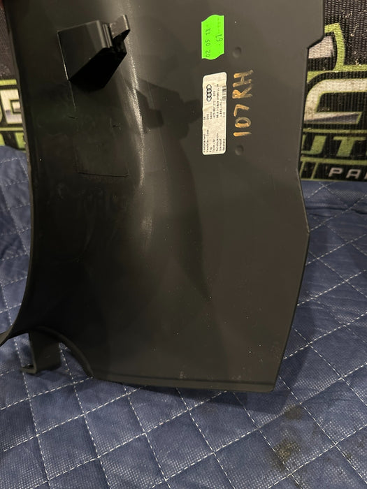 2014 AUDI R8 LEFT RIGHT COWL KICK PANEL TRIMS 423 867 271 423 867 272