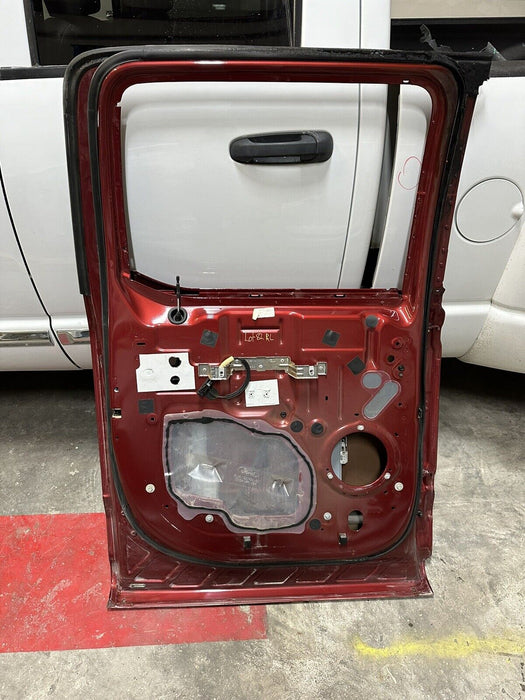 2017-2022 FORD F250 F350 REAR LEFT DRIVE DOOR TWO-TONE RUBY RED, CARIBOU (RR,H5)