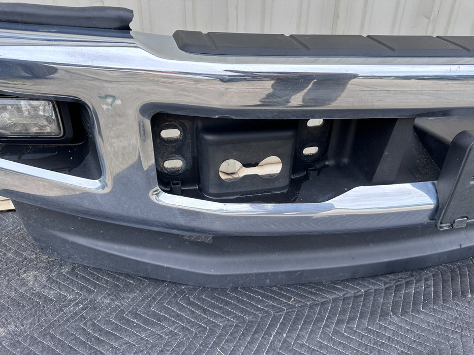 2017 2018 2019  FORD F250 F350 FRONT BUMPER ASSEMBLY CHROME OEM