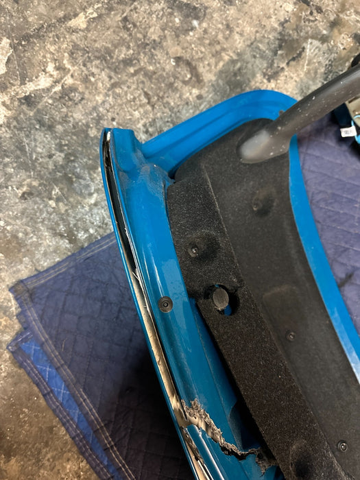 2015-2020 BMW M4 F82 REAR TRUNK DECK LID LAGUNA SECA BLUE 448 ~DAMAGE~