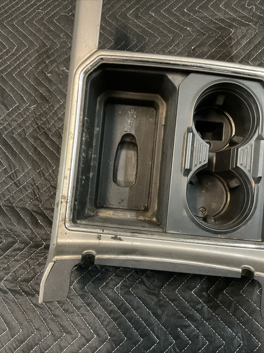 2017-2019 FORD F250 F350 PLAT￼INUM CENTER CONSOLE TRIM OEM~COSMETIC DAMAGE~