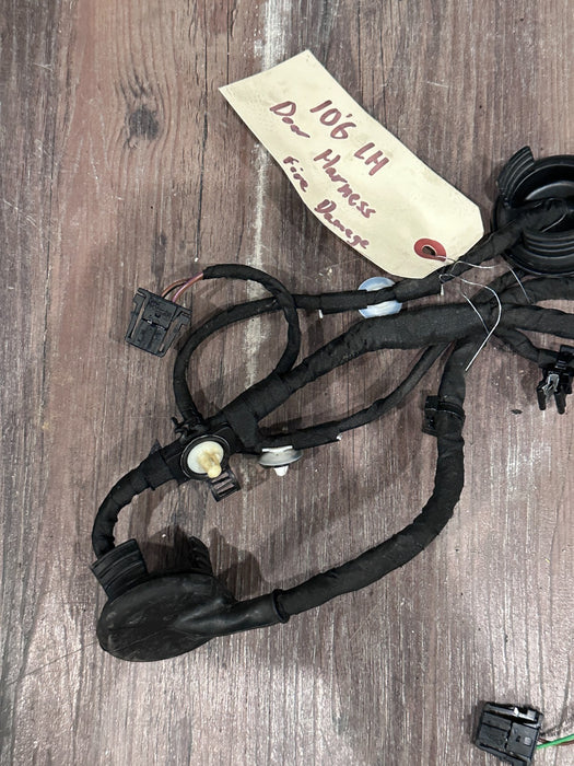 2012 AUDI R8 FRONT DRIVER LEFT DOOR WIRING HARNESS OEM 420 971 029 ~SNIPPED~