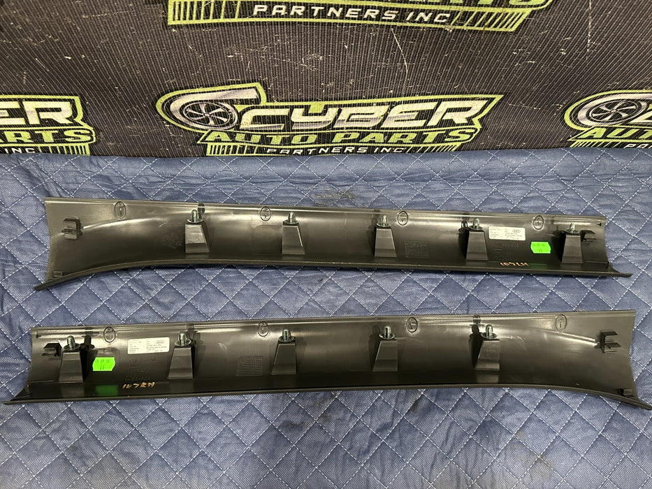 2014 AUDI R8 OEM LEFT RIGHT INNER DOOR SILL SCUFF PLATE COVER TRIM 420 853 905
