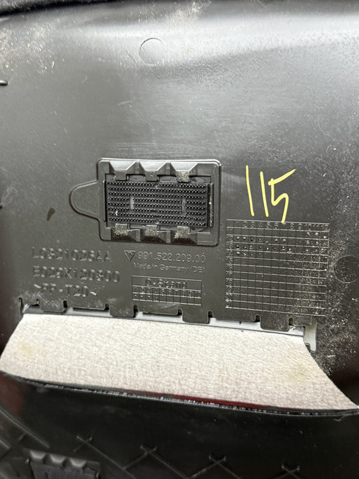 2014 PORSCHE 911 TURBO S 991 REAR SEATS RED OEM GENUINE