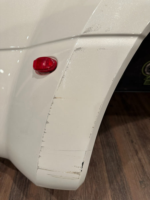 2017 2019 FORD F350 F450 RIGHT DUALLY BED SIDE FENDER FLARE PEARL WHITE *UG* OEM