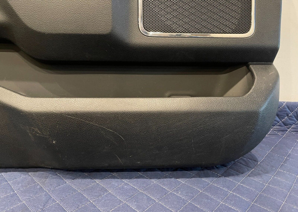 2017-2019 FORD F250 F350 BLACK FRONT DRIVER LEFT DOOR PANEL OEM SCRATCHES