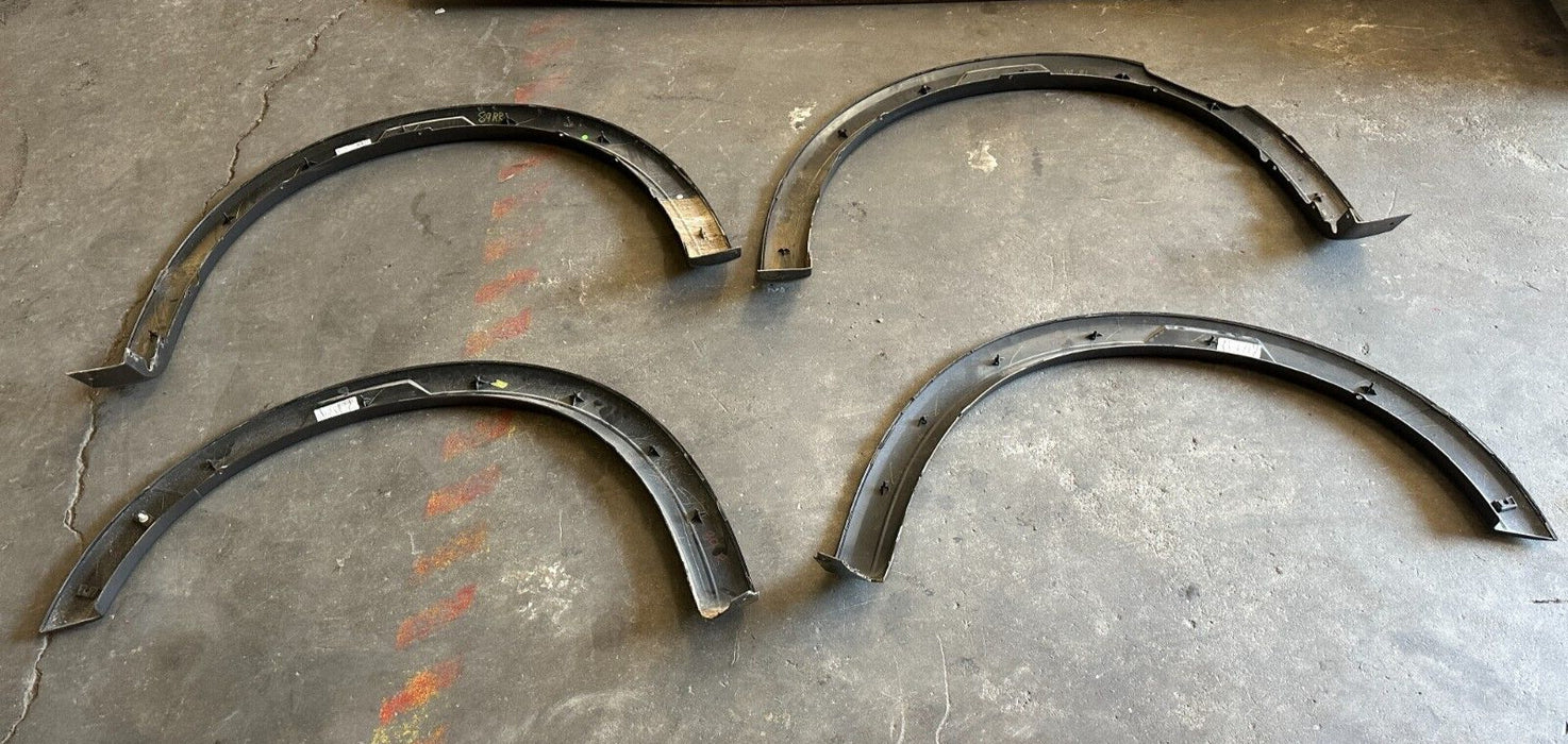 2016 2019 NISSAN TITAN XD PRO-4X FRONT & REAR FENDER FLARE SET OEM 63810 EZ40A