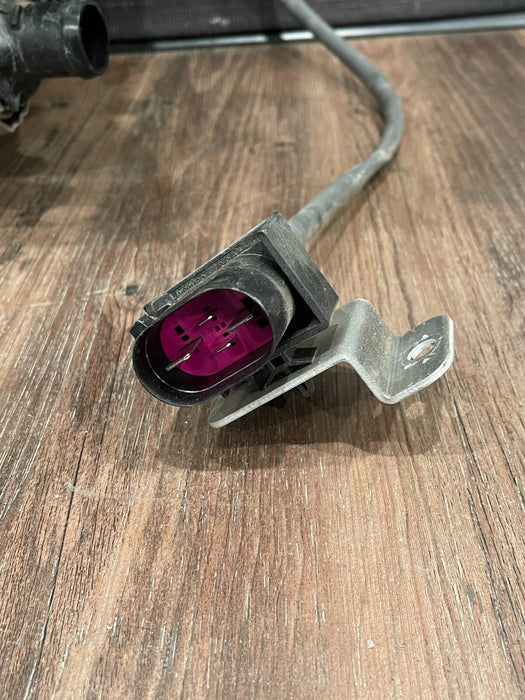 2014-15 AUDI R8 V10 FRONT PASSENGER  RIGHT AUXILIARY RADIATOR W/ FAN ASSY OEM