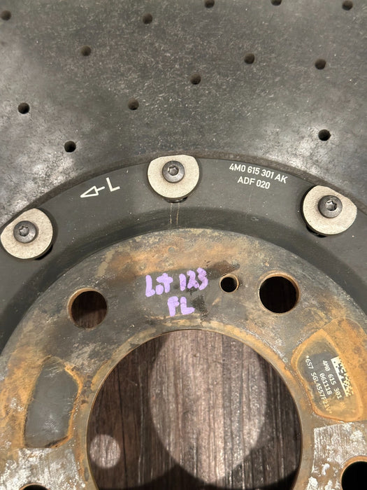 2018-2024 LAMBORGHINI URUS FRONT LEFT CARBON CERAMIC BRAKE ROTOR OEM 4M0 615 301