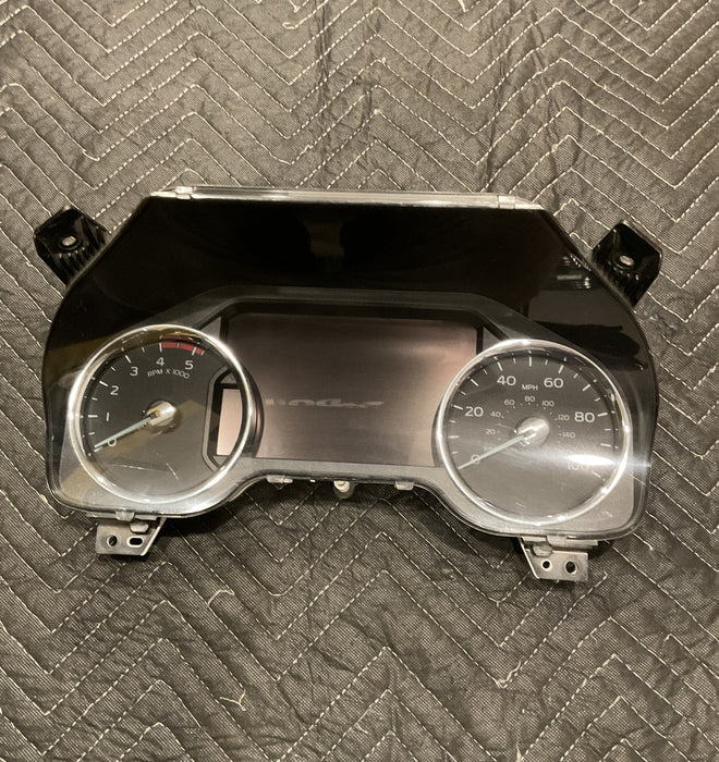 2019 FORD F350 PLATINUM 6.7L DIESEL 8" GAUGE CLUSTER JC3T-10849-PE OEM~SCUFFS~