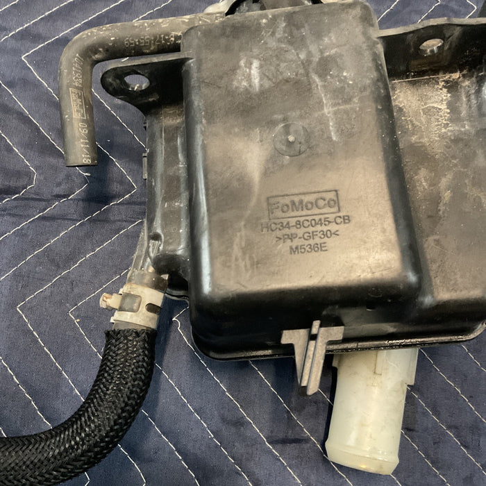 2019 FORD F250 F350 RIGHT PASSENGER ENGINE COOLANT RESERVOIR OVERFLOW OEM