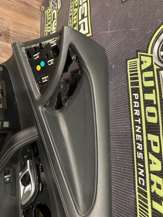 2017 AUDI R8 SPYDER PLUS RIGHT PASSENGER DOOR PANEL TRIMS OEM 4S7 867 106