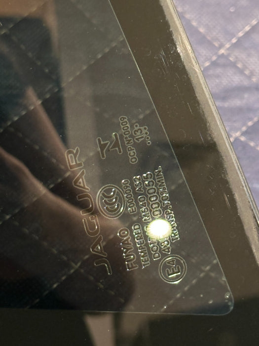 2015-2020 JAGUAR F-TYPE COUPE REAR LEFT DRIVER SIDE QUARTER WINDOW GLASS OEM