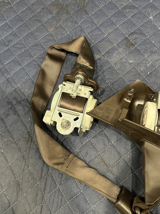 2017-2019 FORD F250 F350 KING RANCH BROWN REAR RIGHT SEATBELT OEM