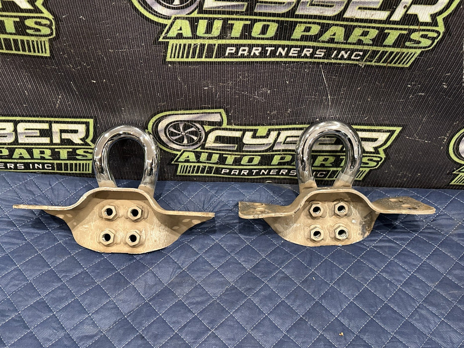 2023 2024 FORD F250 F350 F450 FRONT BUMPER TOW HOOK PAIR OEM