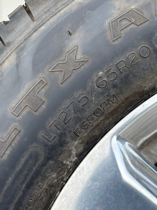 2017-2022 FORD F250 PLATINUM OEM WHEELS RIMS MICHELIN TIRES 20X8 LT275/65/R20 (4