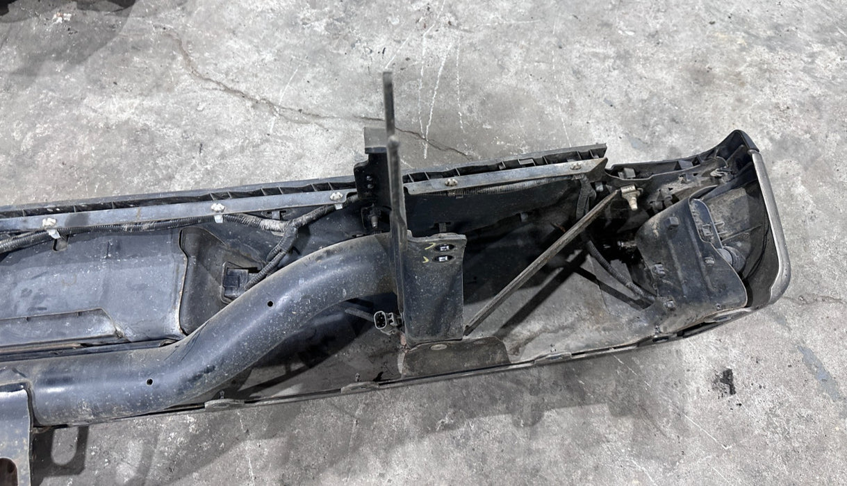 2017 NISSAN TITAN XD REAR BUMPER W SENSOR HARNESS & TOW HITCH OEM