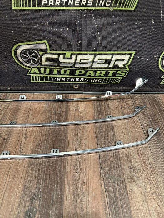 2017-19 FORD F250 F350 F450 LIMITED GRILLE TRIMS (3) OEM