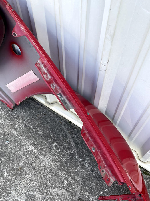 2017 NISSAN 370 NISMO FRONT DRIVER LEFT RED FENDER OEM (A54) *PAINT CHIPS* -READ