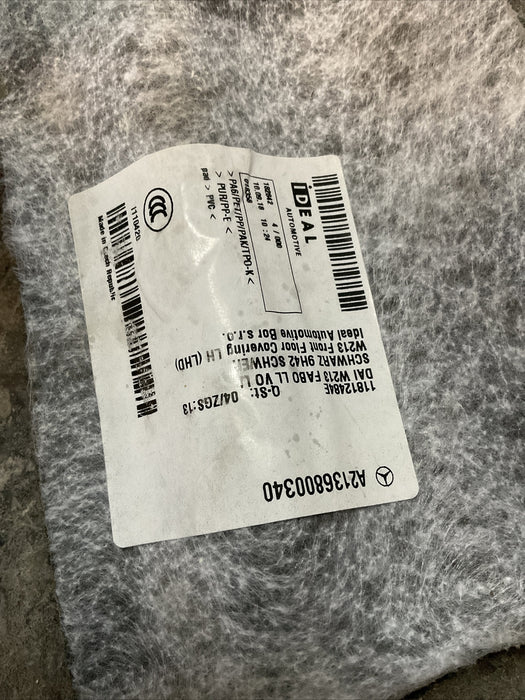 2019 MERCEDES E63S AMG OEM FRONT LEFT FLOOR COVERING CARPET 213 680 03 40 9H42