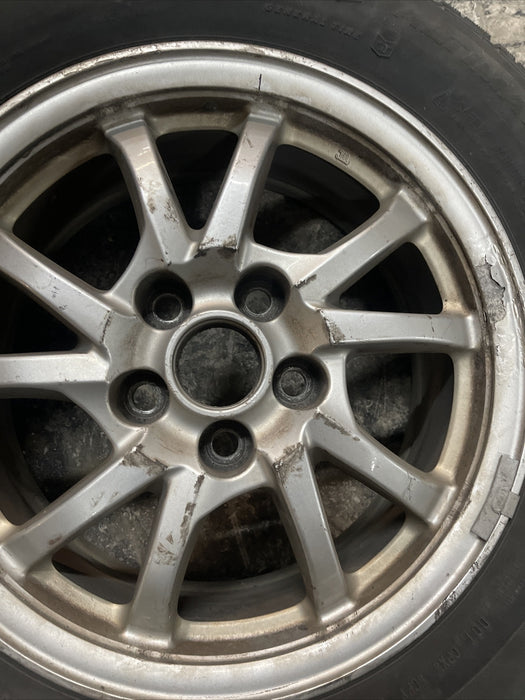 2014 TOYOTA PRIUS V WHEELS RIMS SET OEM ~CURBRASH~P205/60R16