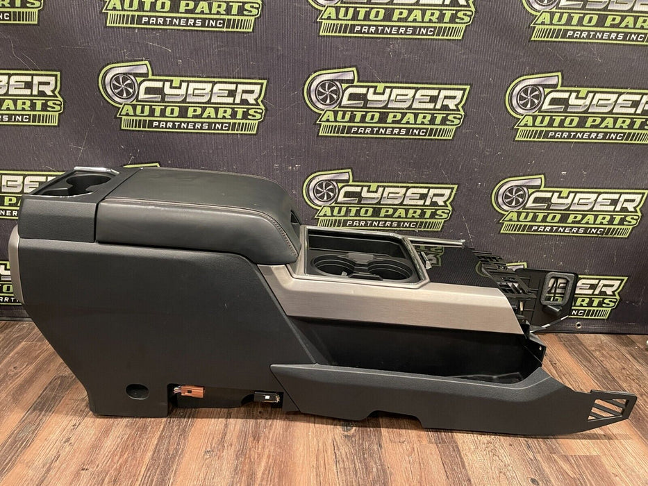 2020-22 FORD F250 F350 PLATINUM CENTER CONSOLE ASSEMBLY OEM *WEARS/READ DESC*