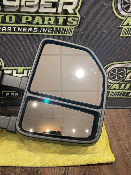 2017-22 FORD F250 F350 F450 PASSENGER RIGHT TOW MIRROR W CAMERA OEM *MINOR FLAWS
